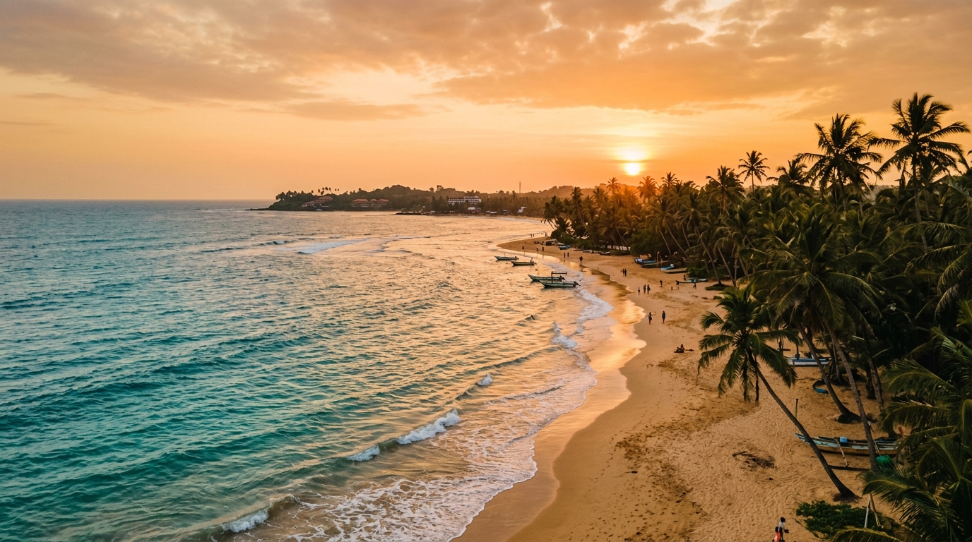 Hikkaduwa Beach and Coastline Sri Lanka